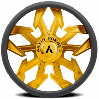 Artis Forged Custom Steering Wheel Lafayette Gold