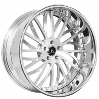 21" Staggered Artis Forged Wheels G-Boro Brushed Rims