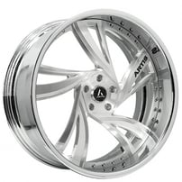21" Staggered Artis Forged Wheels Kingston Brushed Rims