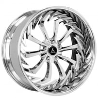 21" Staggered Artis Forged Wheels Royal Chrome Rims