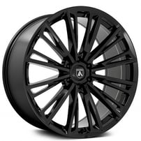 22" Asanti Wheels ABL-30 Corona Gloss Black 6-Lugs Flow Formed Rims