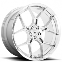 22" Staggered Asanti Wheels ABL-37 Monarch Chrome Rims