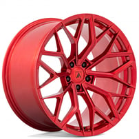 20" Staggered Asanti Wheels ABL-39 Mogul 5 Candy Red Rims