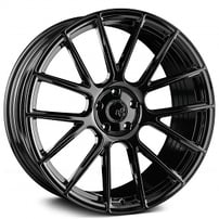 24" Avant Garde Wheels Vanquish Gloss Black Rims