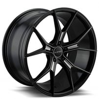 20" Element Wheels EL1225 Black Milled Rims