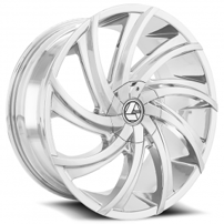 24" Azara Wheels AZA-503 Chrome Rims
