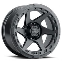 18" Blaque Diamond Wheels BD-O728 Texture Black Off-Road Rims