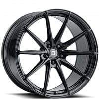 20" Staggered Brada Wheels CX1 Gloss Black Rotary Forged Rims