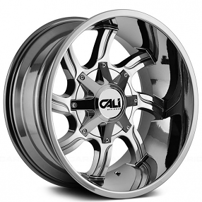 20" Cali Wheels 9102 Twisted Chrome Off-Road Rims 