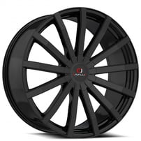 22" Cavallo Wheels CLV-52 Gloss Black Rims