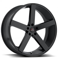 22" Cavallo Wheels CLV-5 Gloss Black Rims
