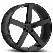 24" Cavallo Wheels CLV-5 Gloss Black Rims