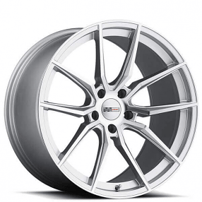 19/20" Staggered Cray Wheels Spider Silver with Mirror Cut Face Rotary Forged Rims