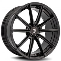 20" Curva Wheels C46 Gloss Black Rims