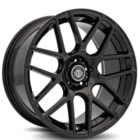 18" Staggered Curva Wheels C7 Gloss Black Rims 