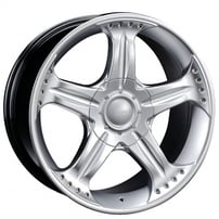 20x9.5" Decorsa C34 Silver Wheels (6x139/135/114, +25mm) 