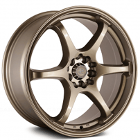 18" Drag Concepts Wheels R25 Gloss Bronze Rims