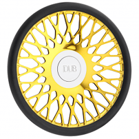 DUB Custom Steering Wheel Salante Gold