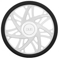 DUB Custom Steering Wheel XB80 Brushed Clear