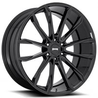 24" Dub Wheels Clout S253 Gloss Black Rims 