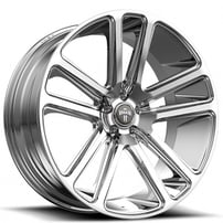 22" Dub Wheels Flex S254 Chrome Rims