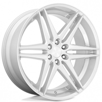 24" Dub Wheels Dirty Dog S270 Silver Brushed Rims