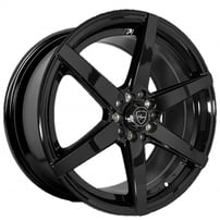 17" Elegant Wheels E002 Gloss Black Rims