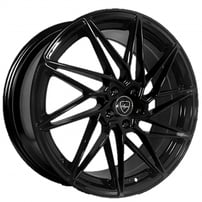20" Elegant Wheels E015 Gloss Black Rims