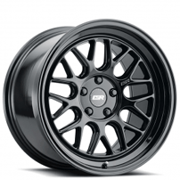 19" Staggered ESR Wheels CR1 Gloss Black JDM Style Rims