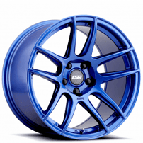 18" Staggered ESR Wheels CS8 Apex Blue JDM Style Rims