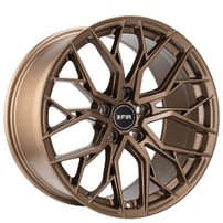 20" Staggered F1R Wheels FS3 Matte Bronze Rims