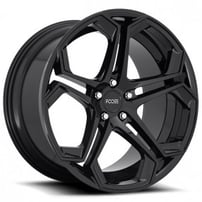 20" Staggered Foose Wheels F169 Impala Gloss Black Rims