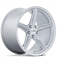 19" Foose Wheels F174 CF8 Gloss Silver Rims