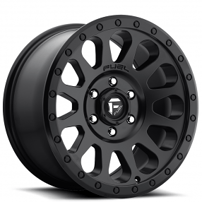 16" Fuel Wheels D579 Vector Matte Black Off-Road Rims 