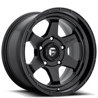 18" Fuel Wheels D664 Shok Matte Black Off-Road Rims 