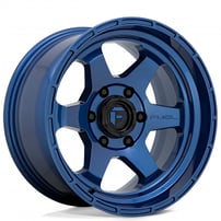 18" Fuel Wheels D739 Shok Dark Blue Off-Road Rims