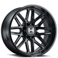 20" Hostile Wheels H120 Vulcan Satin Black Off-Road Rims