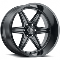 20" Hostile Wheels H117 Venom Satin Black Off-Road Rims