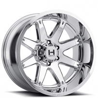 22" Hostile Wheels H109 Alpha Chrome Off-Road Rims