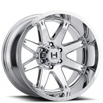 20" Hostile Wheels H109 Alpha Chrome Off-Road Rims