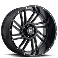 20" Hostile Wheels H110 Stryker Satin Black Off-Road Rims