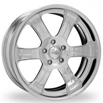 24" Intro Wheels Aussie Exposed 5 Polished Welded Billet Rims