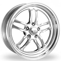 22" Intro Wheels Champion Exposed 5 Polished Welded Billet Rims