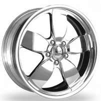 28" Intro Wheels Cruiser Exposed 5 Polished Welded Billet Rims