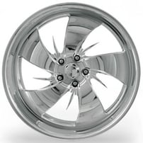 20" Intro Wheels Del Sol Exposed 5 Polished Welded Billet Rims