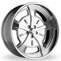 22" Intro Wheels Flagstaff Route 66 Series Polished Welded Billet Rims