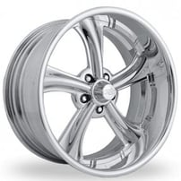 18" Intro Wheels Gallup Route 66 Series Polished Welded Billet Rims