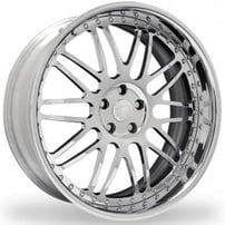 28" Intro Wheels ID311 Exposed 5 Polished Welded Billet Rims