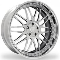 19" Intro Wheels ID311 Exposed 5 Polished Welded Billet Rims