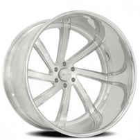 22" Intro Wheels ID331 Exposed 6 Polished Welded Billet Rims